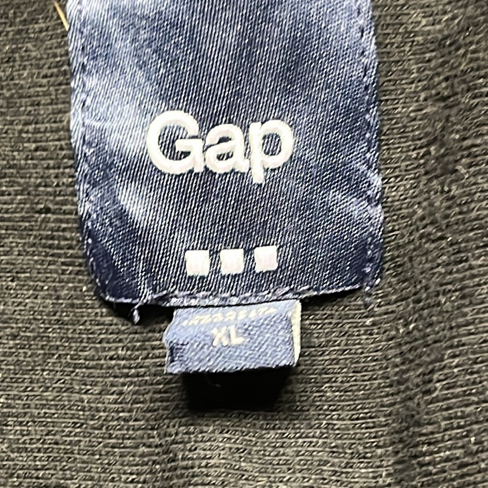 Vintage Gap Double Breasted Black Jacket Military Style XL - Picture 9 of 11